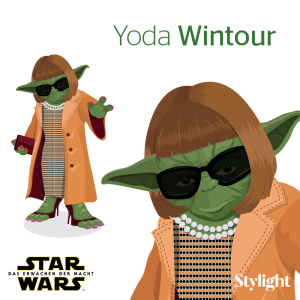 Star Wars Fashionstars Makeover von Anna Wintour und Yoda von Stylight