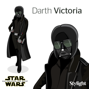 Star Wars Fashionstars Makeover von Victoria Beckham und Darth Vader von Stylight