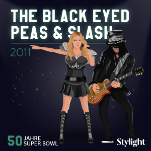 Die spektakulärsten Super Bowl Auftritte 2011 mit den Black Eyed Peas