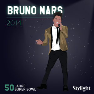 Die spektakulärsten Super Bowl Auftritte 2014 mit Bruno Mars