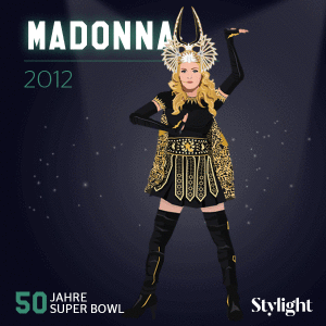 Die spektakulärsten Super Bowl Auftritte 2012 mit Madonna