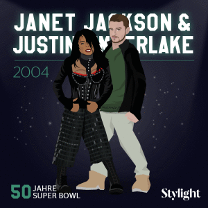 Die spektakulärsten Super Bowl Halbzeit-Shows 2004 Janet Jackson