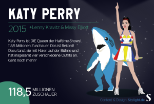 Die besten Super Bowl Halbzeit-Shows Slide 2015 mit Katy Perry
