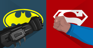 Der Style Vergleich von Batman und Superman