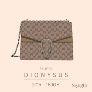 Die berühmtesten Designerhandtaschen mit der Gucci Dionysus
