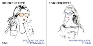 Der Stylecheck: Stockholm vs Oslo mit den coolstenSonnenbrillenillustrationen
